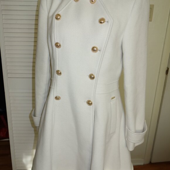 GUESS Elegant High-End Cream White - Coat - size S - NEW - Picture 10 of 16